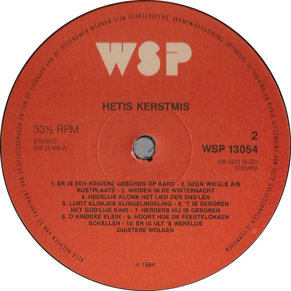 Leidse Sleuteltjes - Het Is Kerstmis (LP) 42835 Vinyl LP Goede Staat