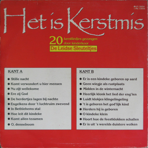 Leidse Sleuteltjes - Het Is Kerstmis (LP) Vinyl LP Vinyl Very Good (VG) <br> Hoes Good Plus (G+)