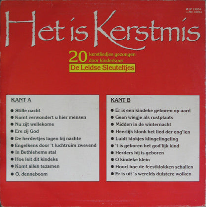 Leidse Sleuteltjes - Het Is Kerstmis (LP) Vinyl LP Vinyl Very Good (VG) <br> Hoes Good Plus (G+)