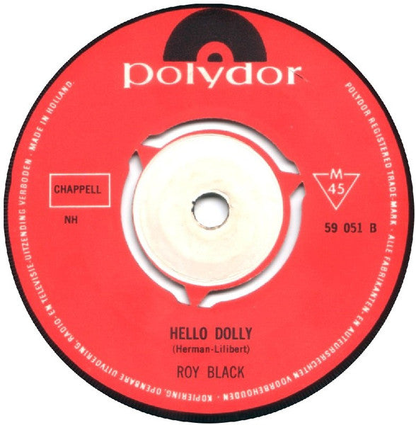 Roy Black - Rot Ist Dein Mund Vinyl Singles Vinyl Very Good (VG) <br> Hoes Generic