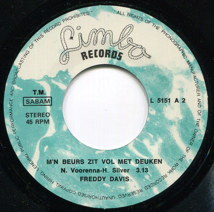 Freddy Davis - Als M'n Moeder Dat Zou Weten Vinyl Singles