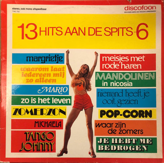 Various - 13 Hits Aan De Spits No. 6 (LP) 49457