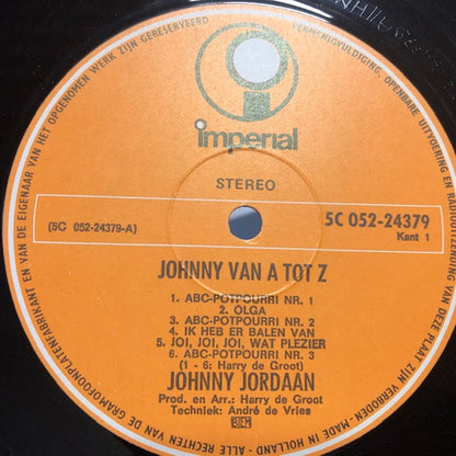 Johnny Jordaan - Johnny Van A Tot Z (LP) Vinyl LP