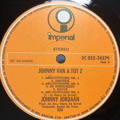 Johnny Jordaan - Johnny Van A Tot Z (LP) Vinyl LP