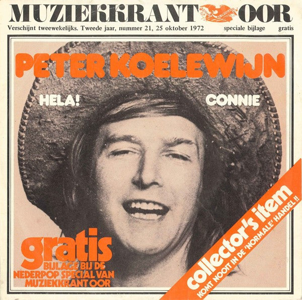 Peter Koelewijn & Zijn Rockets - Hela! Vinyl Singles Vinyl Very Good (VG) <br> Hoes Good Plus (G+)