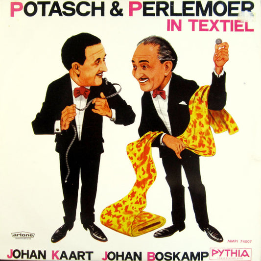 Toneelgezelschap Johan Kaart - Potasch & Perlemoe In Textiel (10") Vinyl LP 10" Vinyl Goed / Hoesje Goed "VINYLSINGLES.NL"