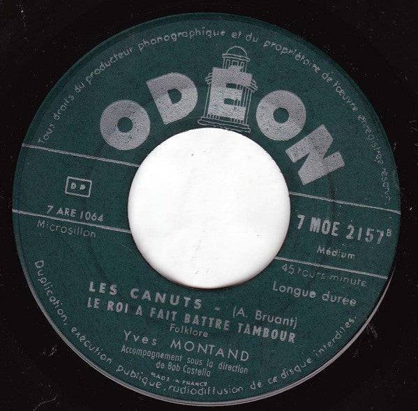 Yves Montand - La Complainte De Mandrin Vinyl Singles Vinyl (VG) <br> Hoes Generic