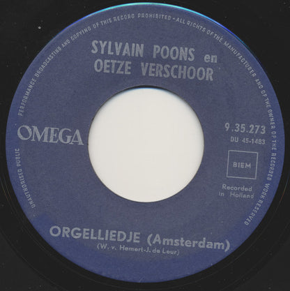 Sylvain Poons & Oetze Verschoor - Zuiderzee-Ballade Vinyl Singles Vinyl Very Good (VG) <br> Hoes Good Plus (G+)
