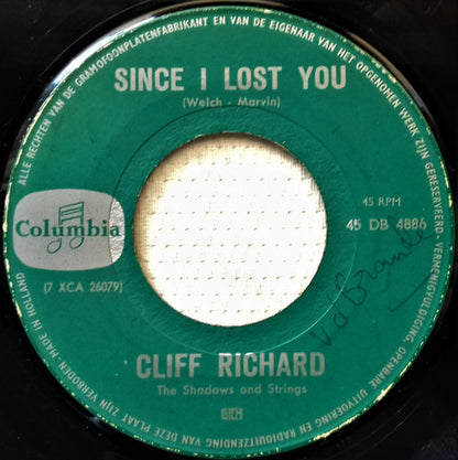 Cliff Richard & The Shadows - It'll Be Me Vinyl Singles Vinyl Very Good (VG) <br> Hoes Generic