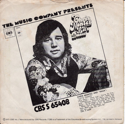 Chris Montez And Raza - Ay No Digas Vinyl Singles Vinyl Very Good (VG) <br> Hoes Good Plus (G+)