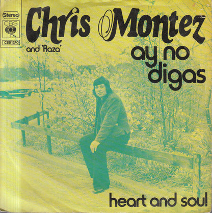 Chris Montez And Raza - Ay No Digas Vinyl Singles Vinyl Very Good (VG) <br> Hoes Good Plus (G+)