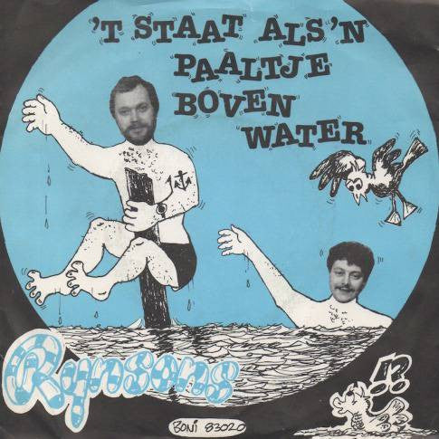 Rijnsons - 't Staat Als 'n Paaltje Boven Water Vinyl Singles Vinyl Very Good (VG) <br> Hoes Good Plus (G+)