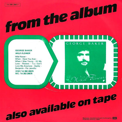 George Baker - You Don't Love Me Anymore Vinyl Singles Vinyl Very Good (VG) <br> Hoes Good Plus (G+)