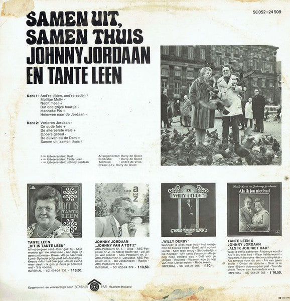 Johnny Jordaan En Tante Leen - Samen Uit, Samen Thuis (LP)