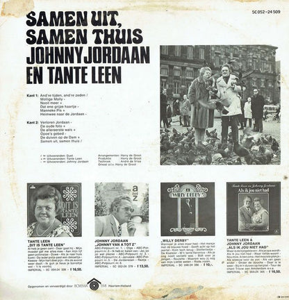 Johnny Jordaan En Tante Leen - Samen Uit, Samen Thuis (LP)