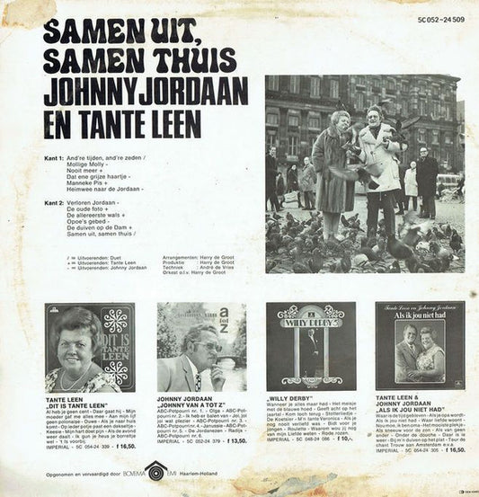 Johnny Jordaan En Tante Leen - Samen Uit, Samen Thuis (LP)