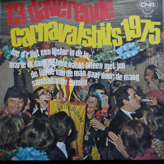 Various - 13 Daverende Carnavalshits 1975 (LP) Vinyl LP Vinyl Zeer Goed / Hoesje Goed "VINYLSINGLES.NL"