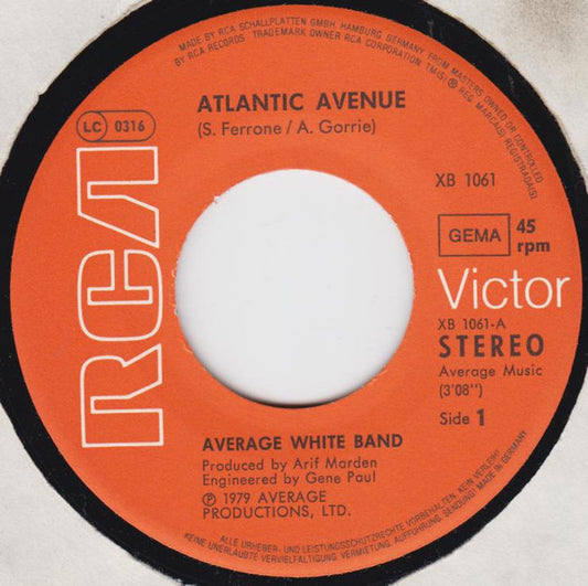 Average White Band - Atlantic Avenue Vinyl Singles Vinyl Goed / Hoes Generic