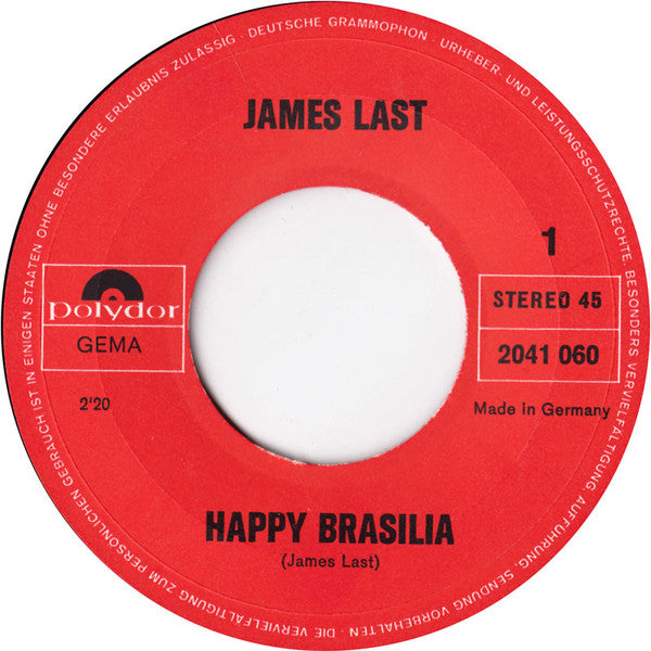 James Last - Happy Brasilia 34619 Vinyl Singles Goede Staat