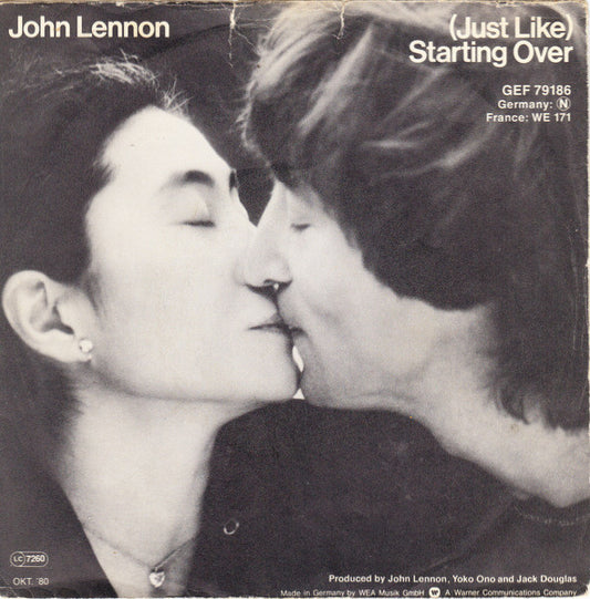 John Lennon - (Just Like) Starting Over 39667 Vinyl Singles Goede Staat