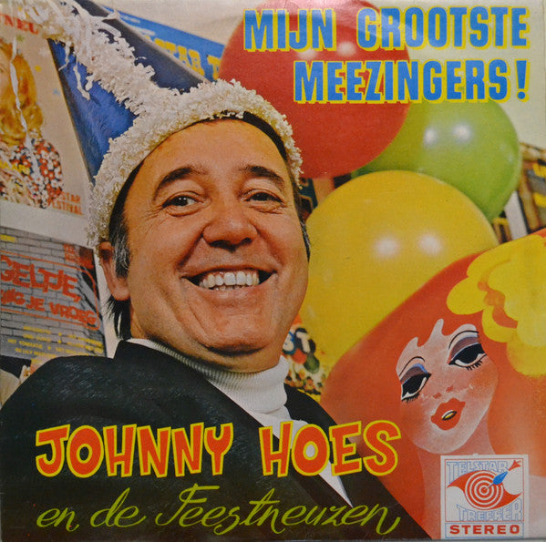 Johnny Hoes en De Feestneuzen - Mijn grootste meezingers (LP) 50438 Vinyl LP VINYLSINGLES.NL