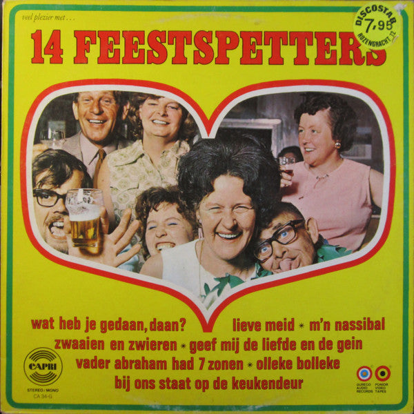 Various - 14 Feestspetters (LP) 50697 Vinyl LP Goede Staat