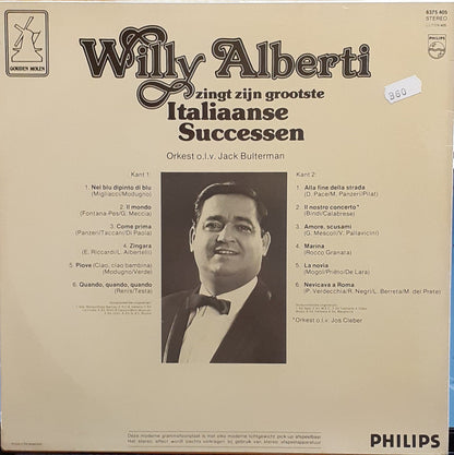 Willy Alberti - Zingt Zijn Grootste Italiaanse Successen (LP) 50132 Vinyl LP VINYLSINGLES.NL