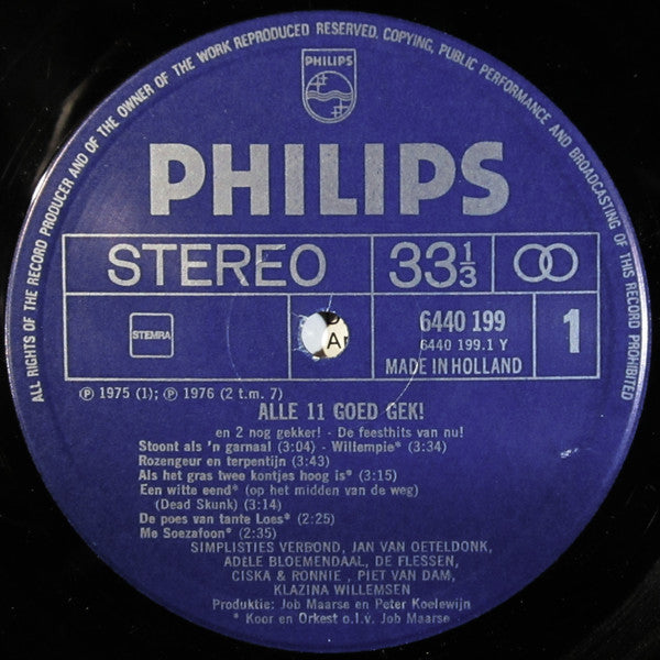 Various - Alle 11 Goed Gek! En 2 Nóg Gekker! Deel 4 (LP) 43412