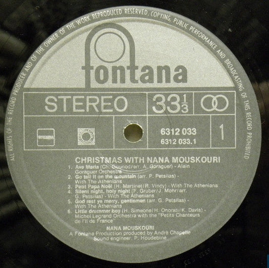 Nana Mouskouri - Christmas With (LP) 49783
