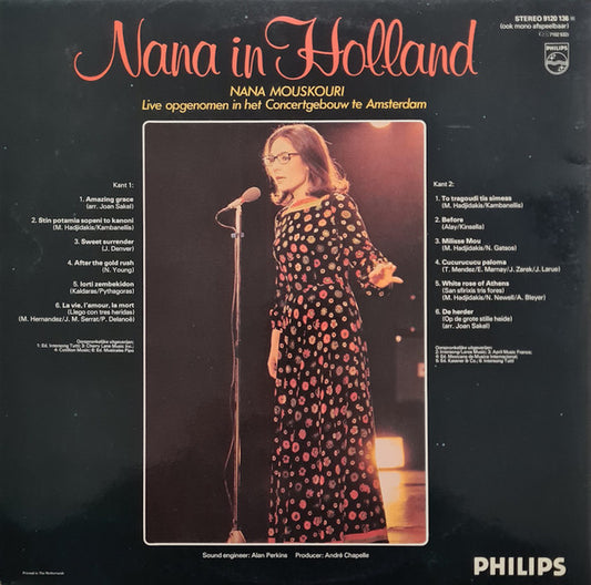 Nana Mouskouri - Nana In Holland (LP)