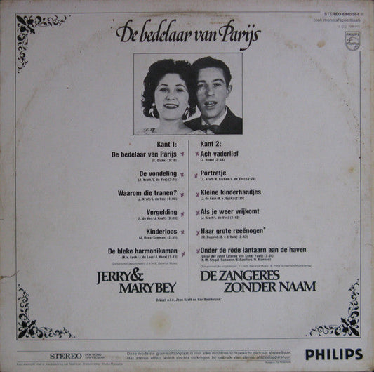 Jerry En Mary Bey - Zangeres Zonder Naam - De Bedelaar Van Parijs (LP) 44678