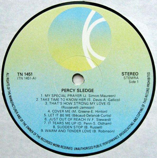 Percy Sledge - When A Man Loves... (LP) 50415