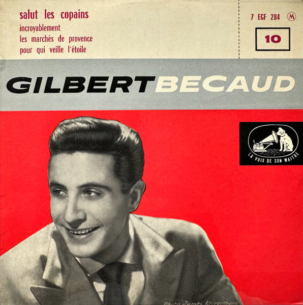 Gilbert Bécaud - ** - Salut Les Copains Vinyl Singles EP Vinyl Very Good (VG) <br> Hoes Good Plus (G+)