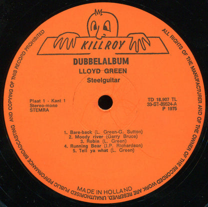 Lloyd Green - Dubbel (LP) Vinyl LP Dubbel Vinyl Very Good (VG) <br> Hoes Good Plus (G+)