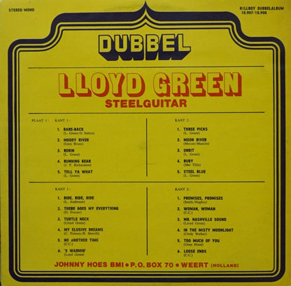 Lloyd Green - Dubbel (LP) Vinyl LP Dubbel Vinyl Very Good (VG) <br> Hoes Good Plus (G+)