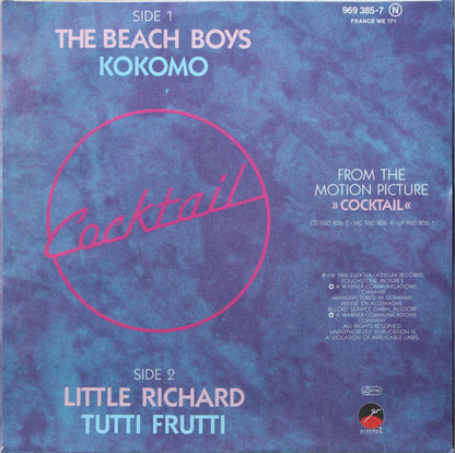 Beach Boys - Kokomo Vinyl Singles Vinyl Very Good (VG) <br> Hoes Good Plus (G+)