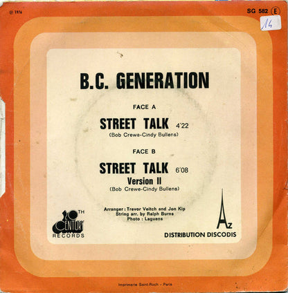 B.C. Generation - Street Talk