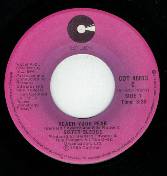 Sister Sledge - Reach Your Peak 35258 Vinyl Singles VINYLSINGLES.NL