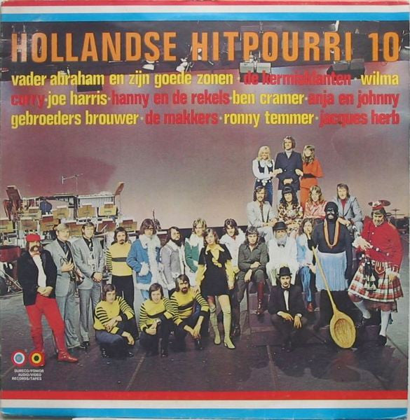 Various - Hollandse Hitpourri 10 (LP) Vinyl LP Vinyl Very Good (VG) <br> Hoes Good Plus (G+)