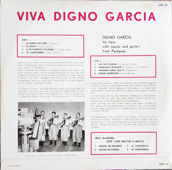 Digno Garcia - Viva Digno Garcia (10") Vinyl LP 10" VINYLSINGLES.NL