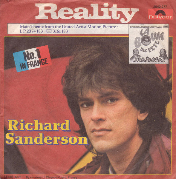 Richard Sanderson - Reality 39336 Vinyl Singles Goede Staat