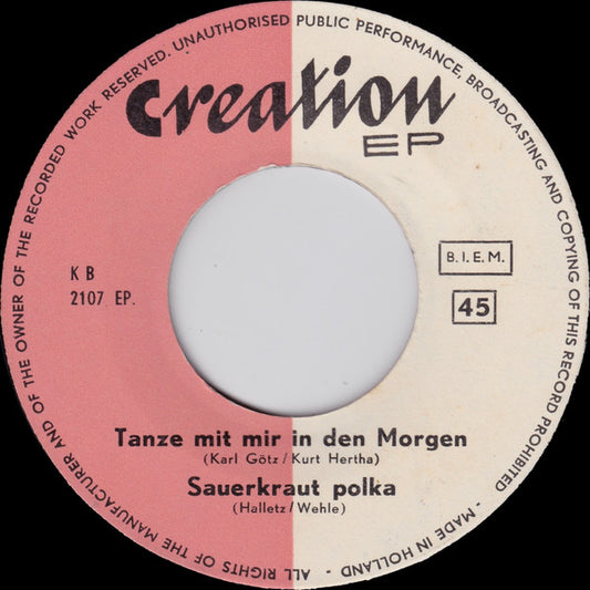 Unknown Artist - Tanze Mit Mir In Den Morgen Vinyl Singles EP Vinyl Goed / Hoes Generic