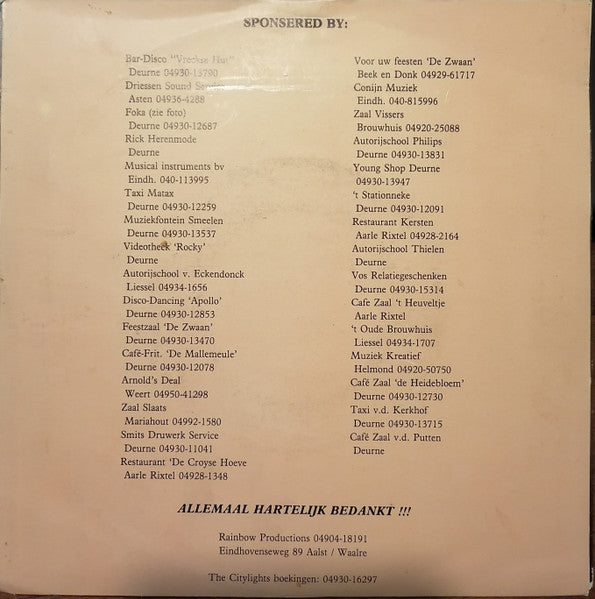 Citylights - Marjolein Vinyl Singles Vinyl Very Good (VG) <br> Hoes Good Plus (G+)