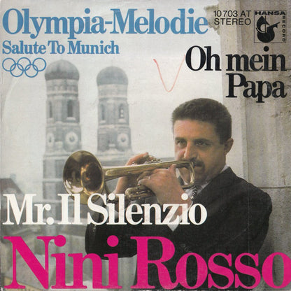 Nini Rosso - Olympia-Melodie (Salute To Munich) Vinyl Singles Vinyl Goed / Hoes Sticker