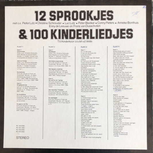 Various - 12 Sprookjes En 100 Kinderliedjes (LP) 51162