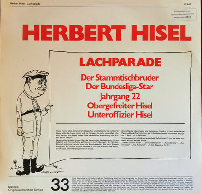 Herbert Hisel - Lachparade Vinyl Singles Goede Staat