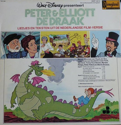 Walt Disney - Walt Disney Presenteert Peter & Elliot De Draak (LP) 50762 Vinyl LP Goede Staat