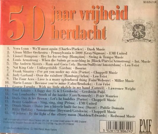 Various - ** Jaar Vrijheid Herdacht (CD) Compact Disc Goede Staat "VINYLSINGLES.NL"