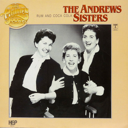 Andrews Sisters - Rum And Coca Cola (LP) Vinyl LP Vinyl Very Good (VG) <br> Hoes Good Plus (G+)