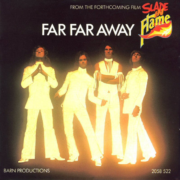 Slade - Far Far Away Vinyl Singles Vinyl Very Good (VG) <br> Hoes Good Plus (G+)